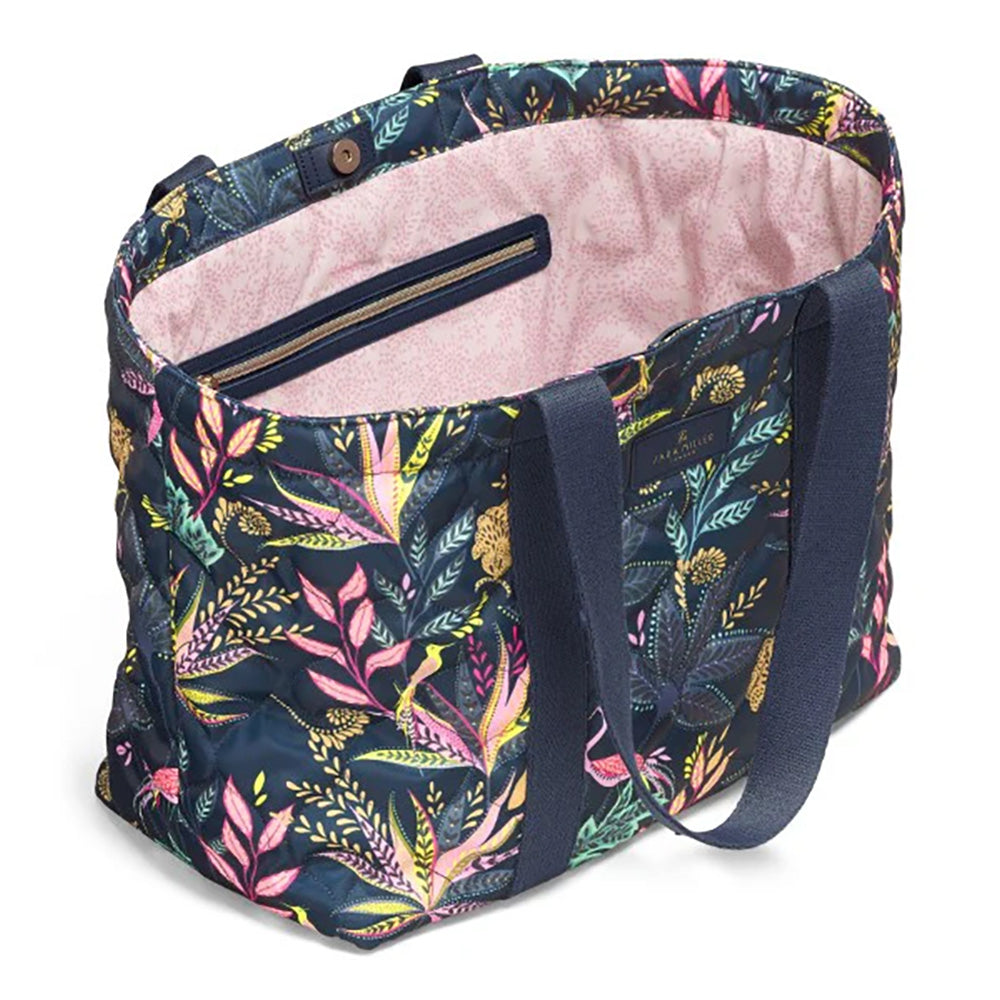 Sara Miller Botanic Paradise Quilted Travel Tote Bag