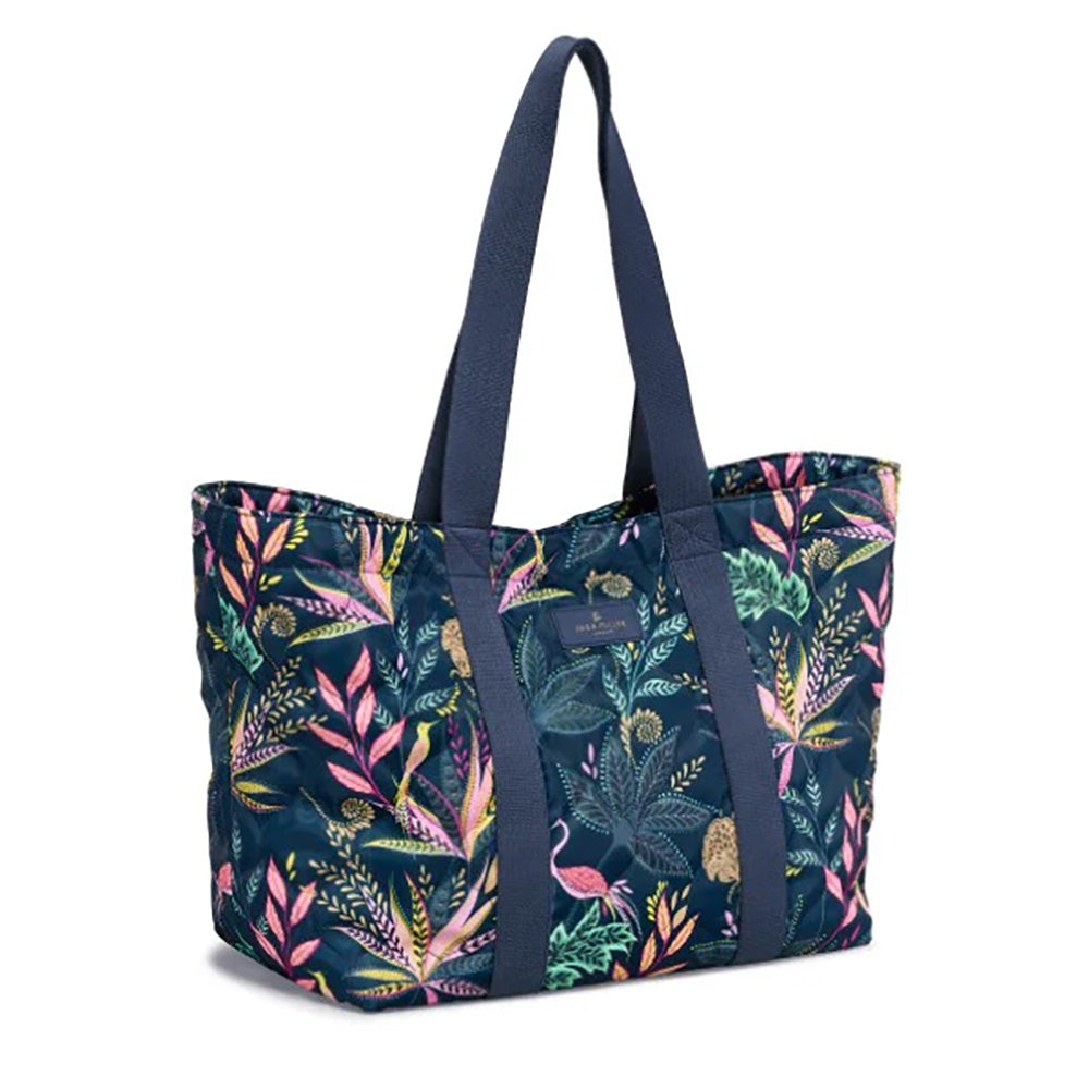 Sara Miller Botanic Paradise Quilted Travel Tote Bag