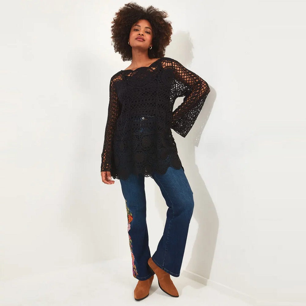 Beautifully Boho Crochet Jumper by Joe Browns