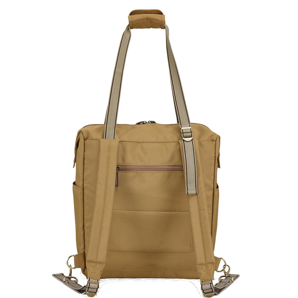 Joules Epwell 15" Laptop Travel Backpack Tote Tan