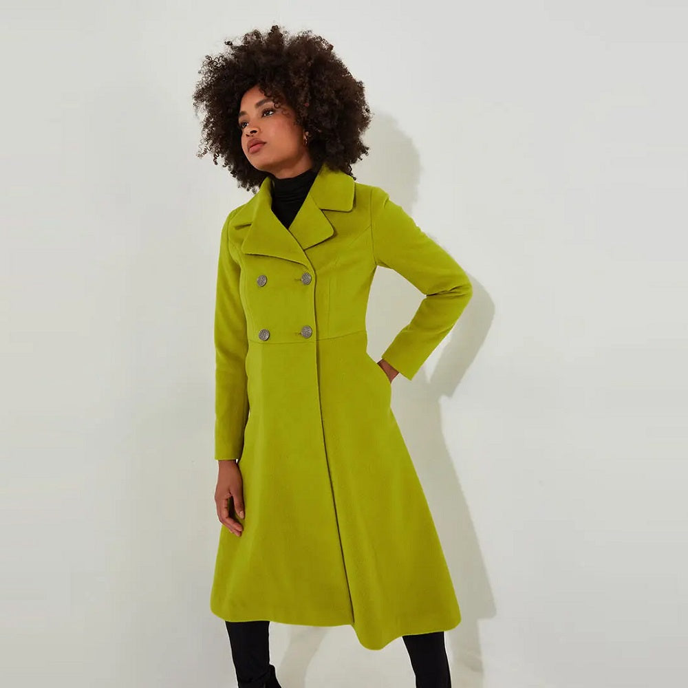 Joe Browns Be Unique Coat in Lime