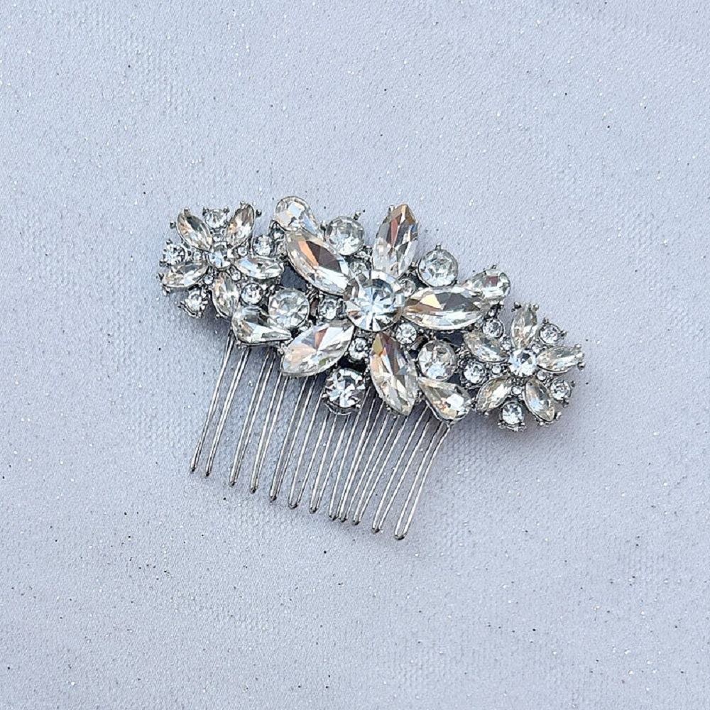 Vintage Crystal Hair Comb