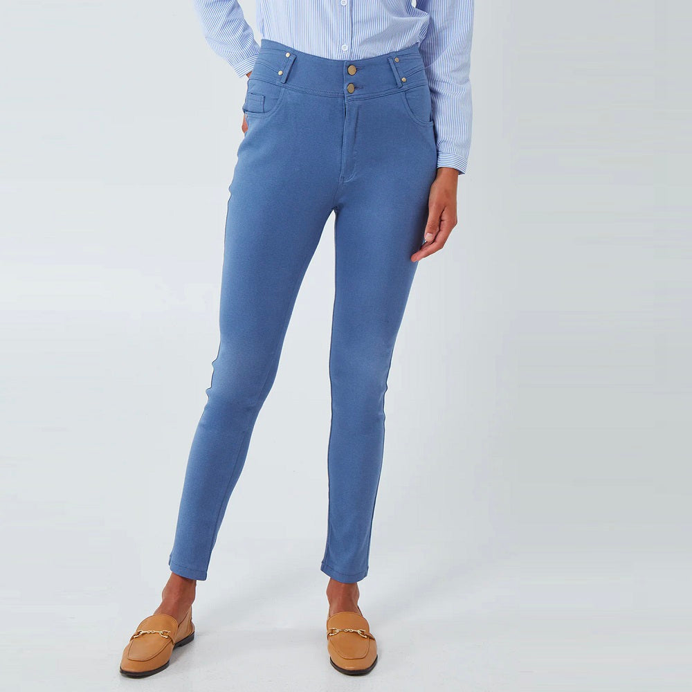 High Waist Stretch Skinny Jeans