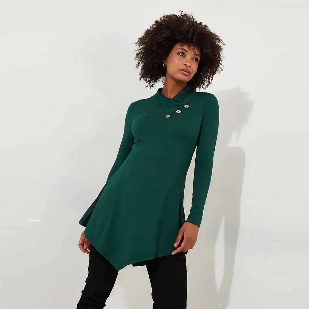 All New Button Jersey Tunic by Joe Browns