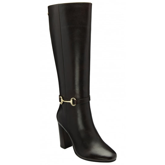 Ravel Leather Lerwick Heeled Knee High Boots