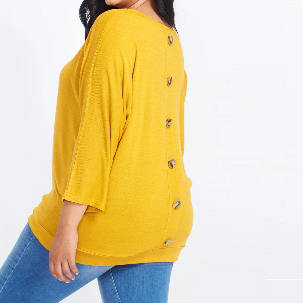 Curve Button Back Top by H Mcilroy London