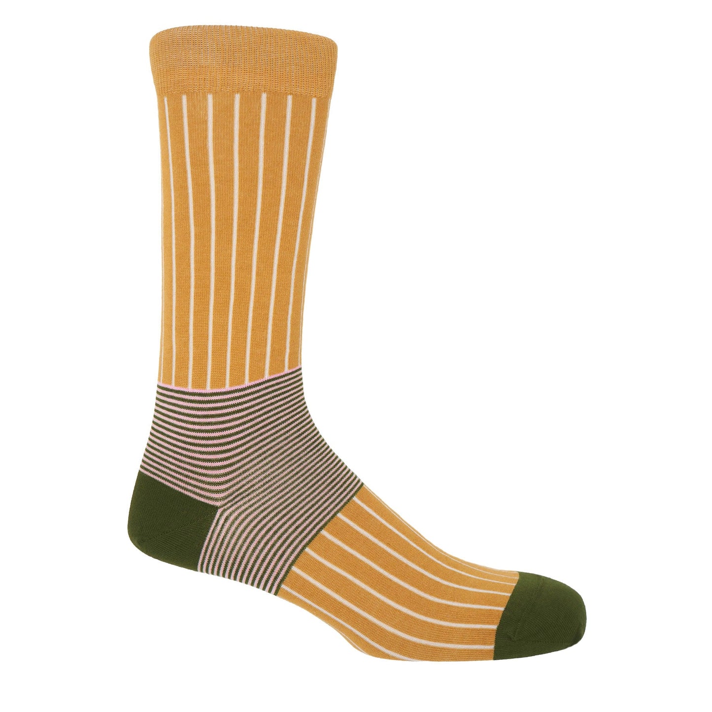 Oxford Stripe Men's Socks Made in the UK