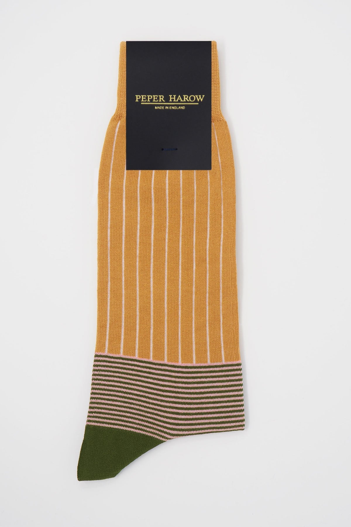 Oxford Stripe Men's Socks Made in the UK