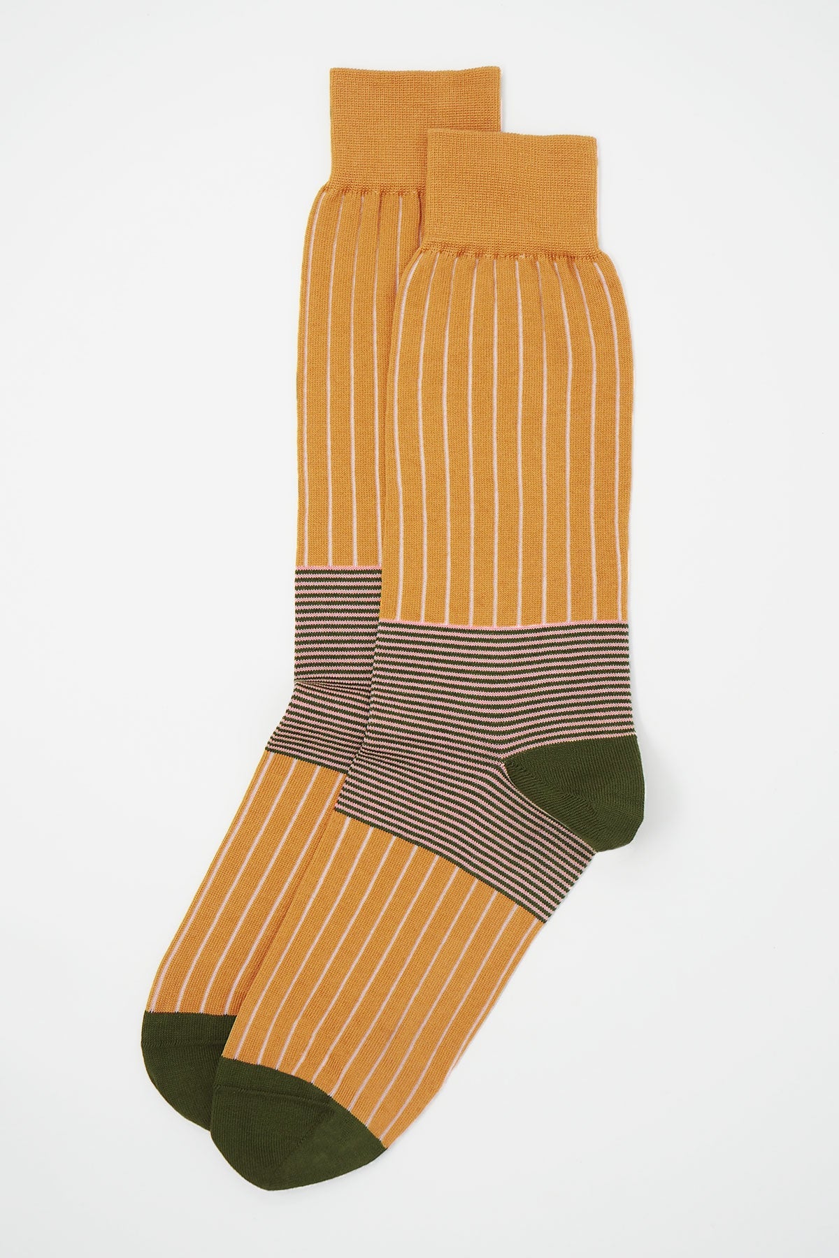 Oxford Stripe Men's Socks Made in the UK