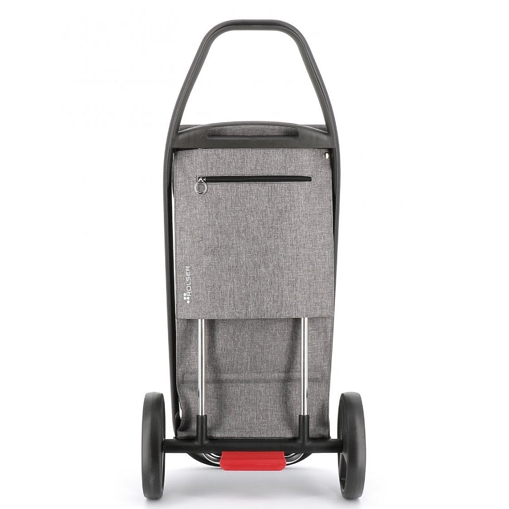 Rolser COM 8 Black Tube Tweed 2 Wheel Shopping Trolley