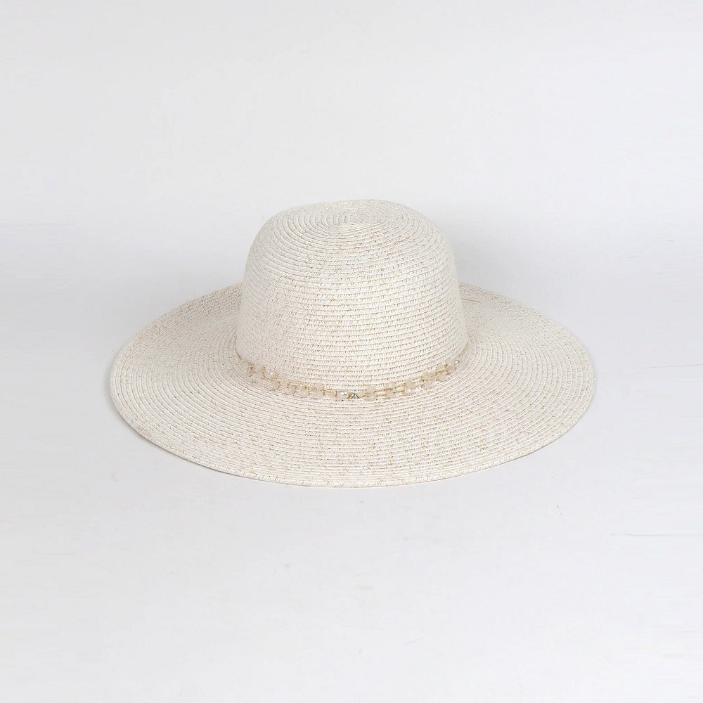 Dune Hat - White/Silver