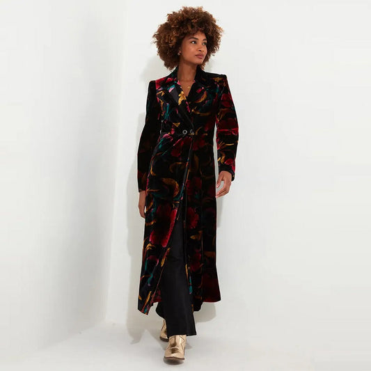 Joe Browns Statement Boutique Printed Velvet Coat