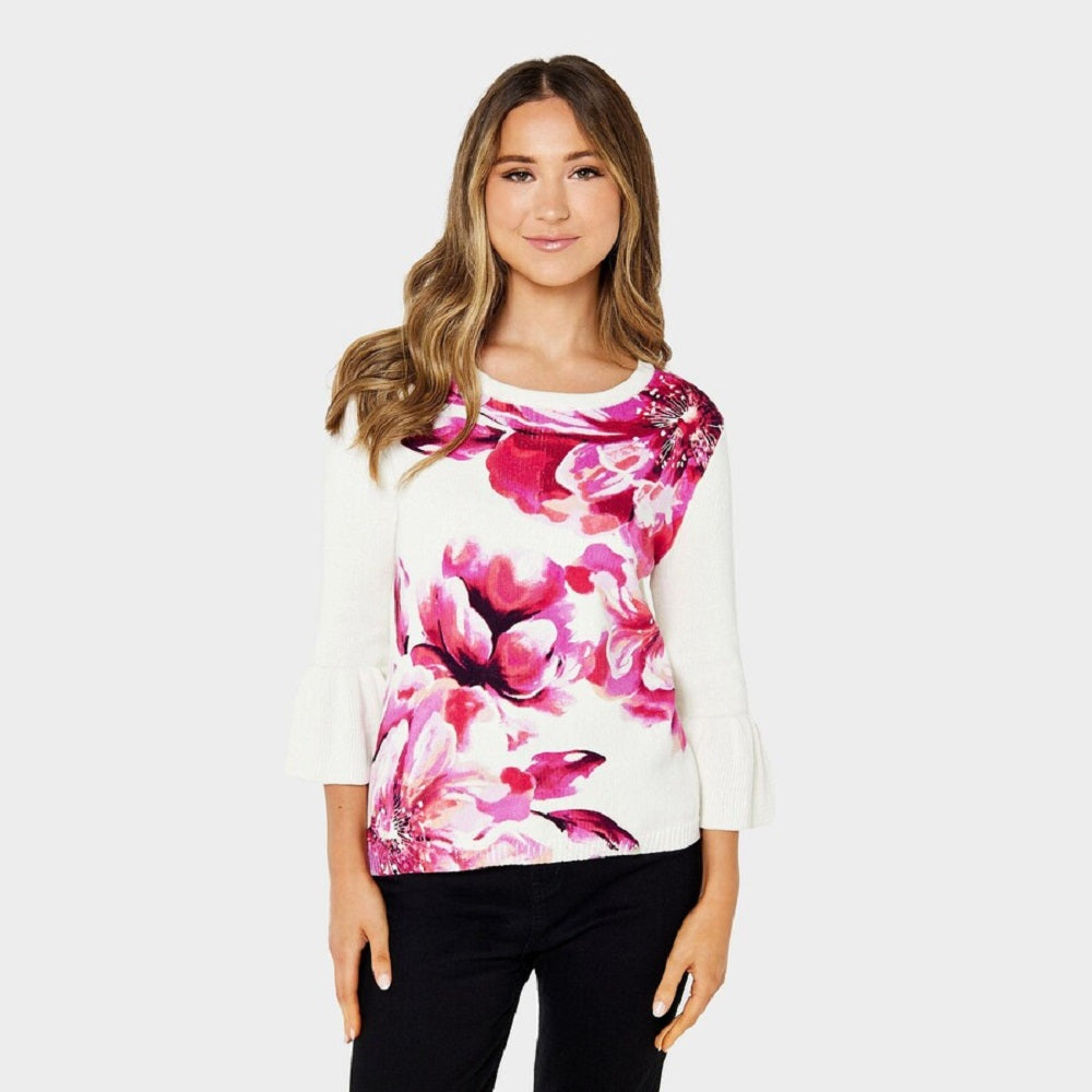 Joanna Floral Jumper by George Davies