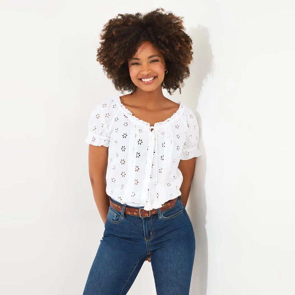 Favourite Broderie Top by Joe Browns