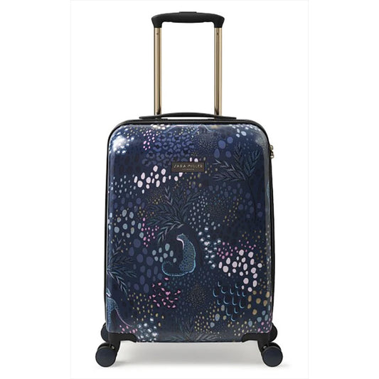 Sara Miller Midnight Leopard 54cm 4-Wheel Cabin Case