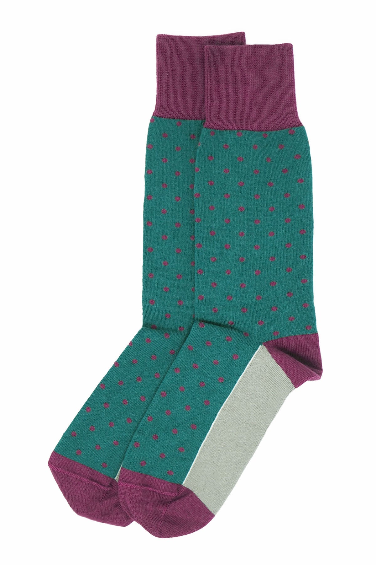 Pin Polka Men's Socks Made in the UK