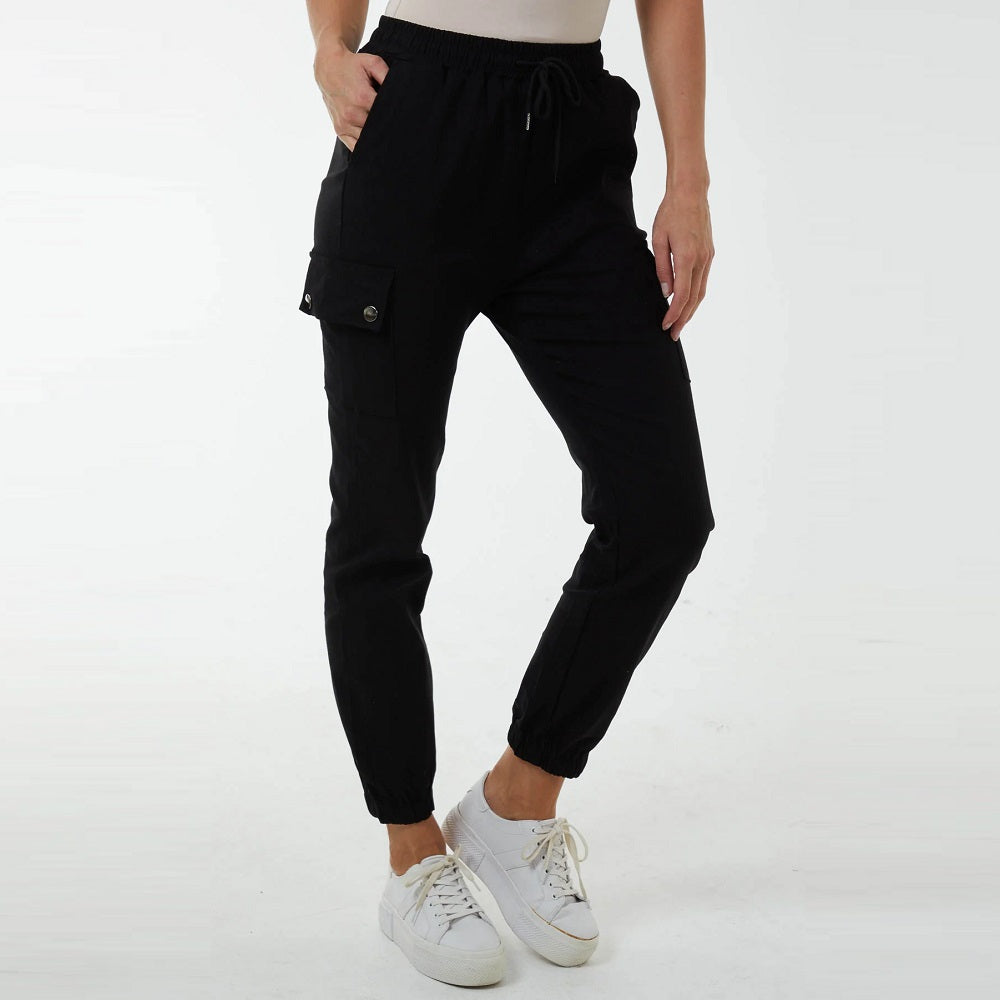 Pintuck Combat Cargo Joggers