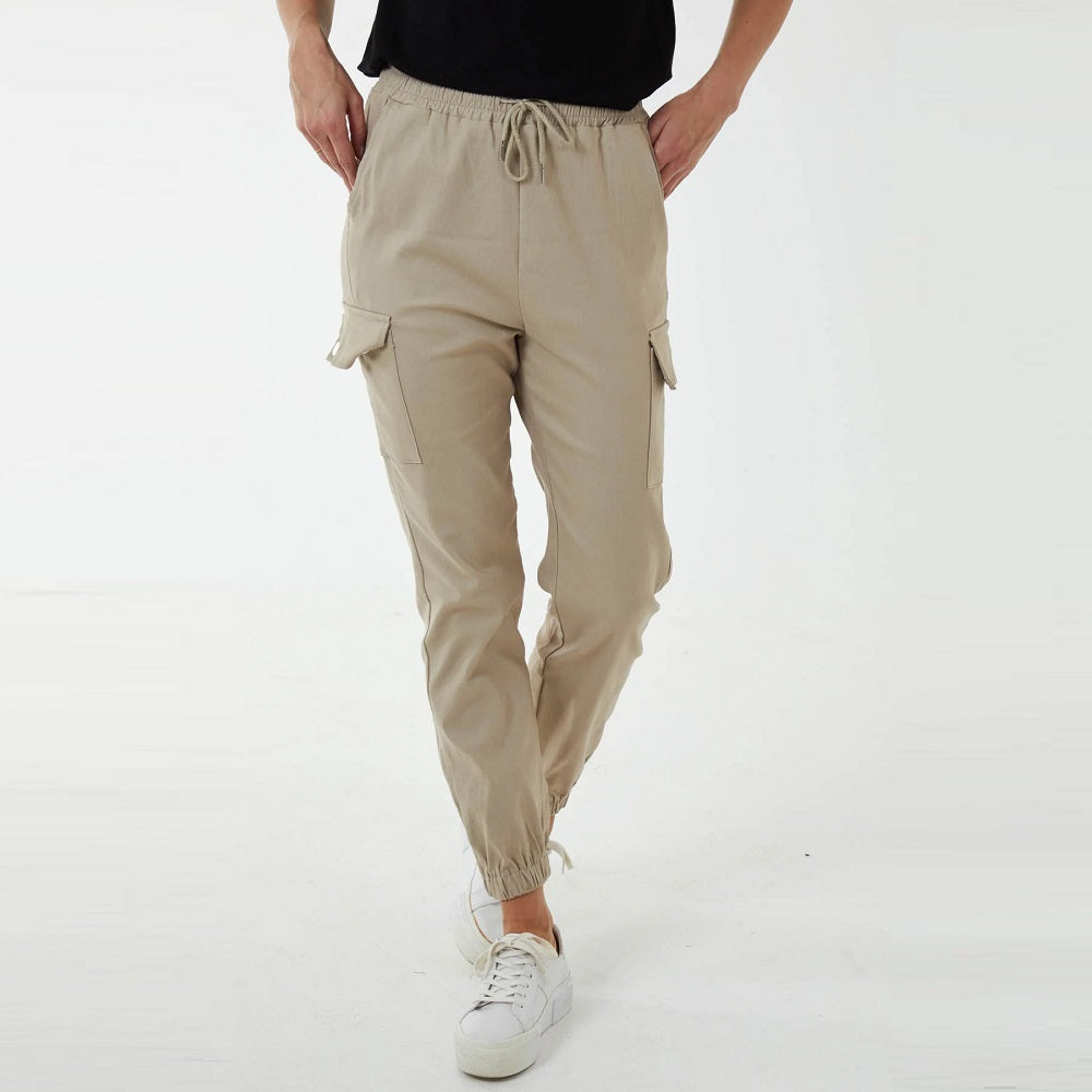 Pintuck Combat Cargo Joggers