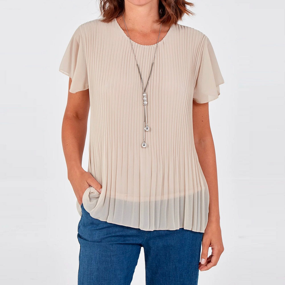 Pleated Top by H Mcilroy London