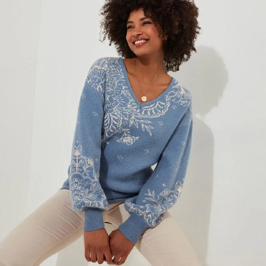 Tilly Paisley Jumper by Joe Browns